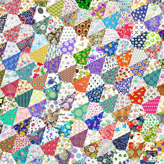 Colorful Patchwork Quilt Pattern