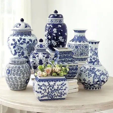 Blue and White Porcelain Collection