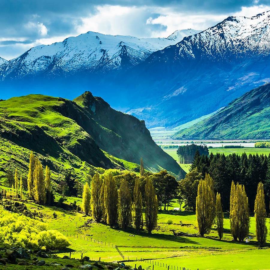Mountain Valley Landscape