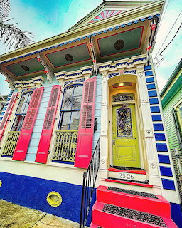 Colorful New Orleans House