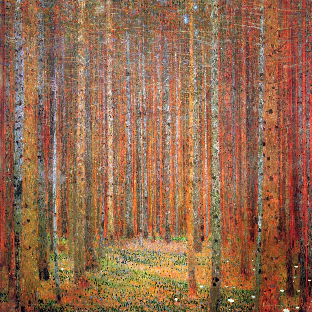 Gustav Klimt Fir Forest