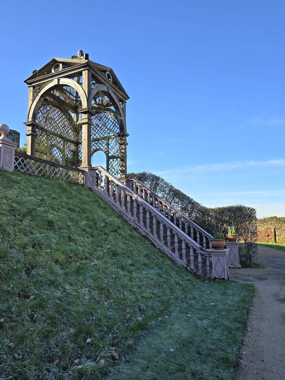 Elegant Garden Steps