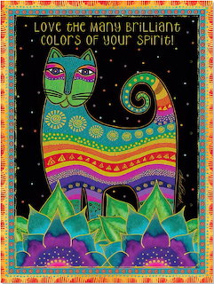 Colorful Patterned Cat