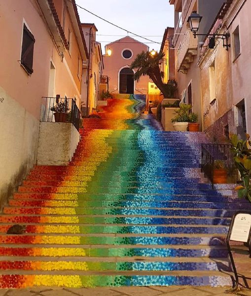 Rainbow Staircase Sardinia