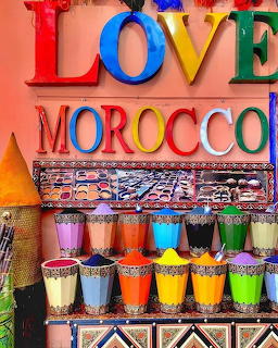 Moroccan Spice Display