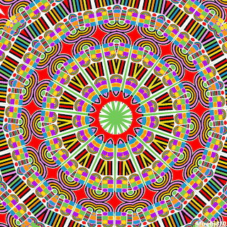 Colorful Geometric Mandala