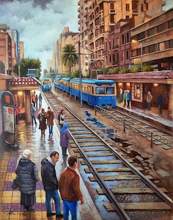 Camp Shizar Tram Street Scene