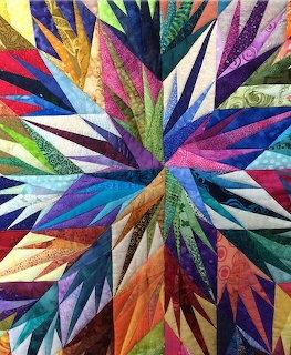 Colorful Star Quilt Pattern