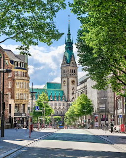 Hamburg City Hall Tower