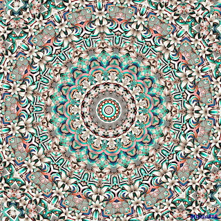 Turquoise Mandala Pattern