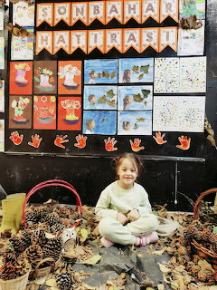 Girl Autumn Classroom Display