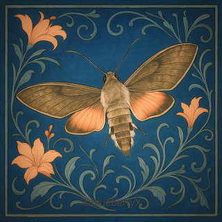 Moth Vintage Illustration