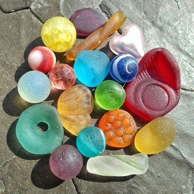 Colorful Sea Glass Collection