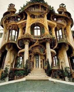 Ornate Fantasy Castle Facade