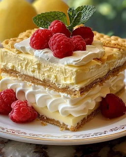 Layered Raspberry Cream Cake