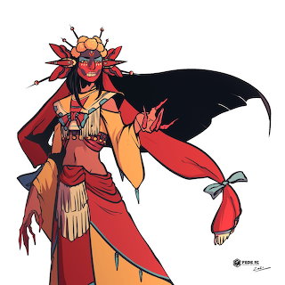 Indigenous Fantasy Character Fanart