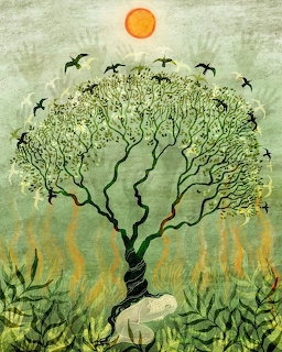 Face Tree Painting