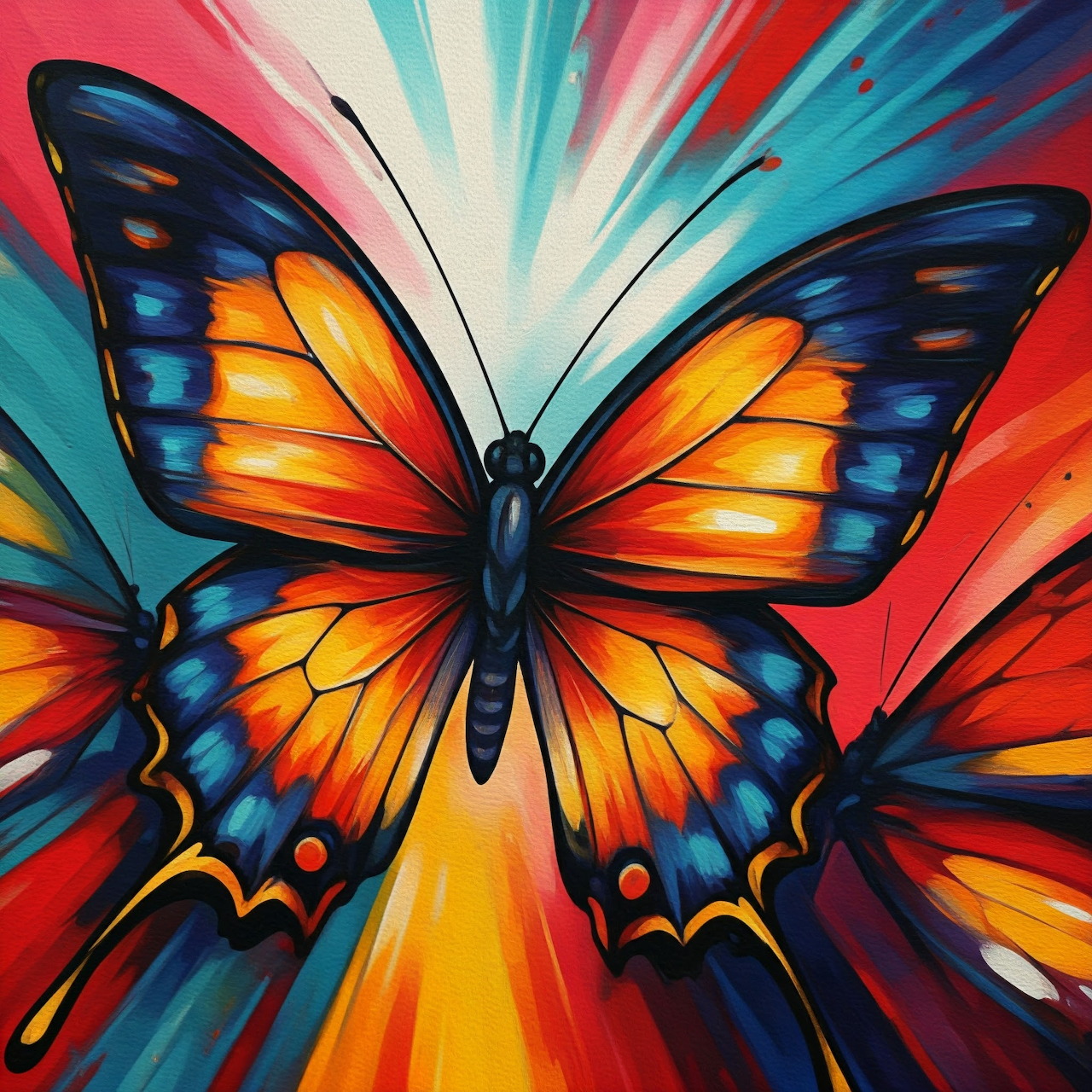 Colorful Butterfly Illustration