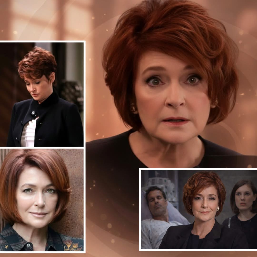 Red Haired Woman Collage