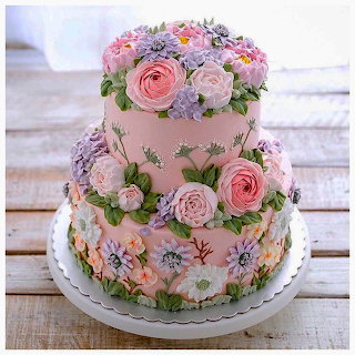 Floral Decorated Cake