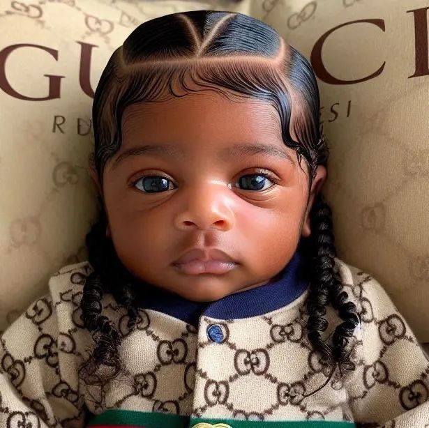 Baby Portrait Closeup
