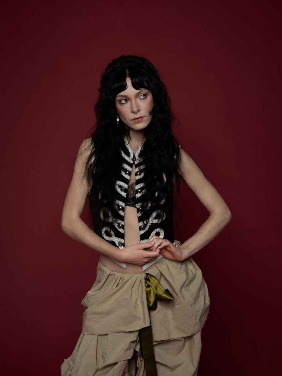 Holly Humberstone in a magazine photoshoot portrait