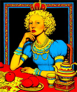 Art Deco Queen Portrait