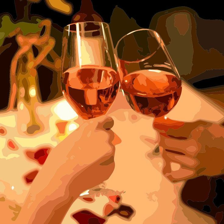 Celebrating with Wine Toast