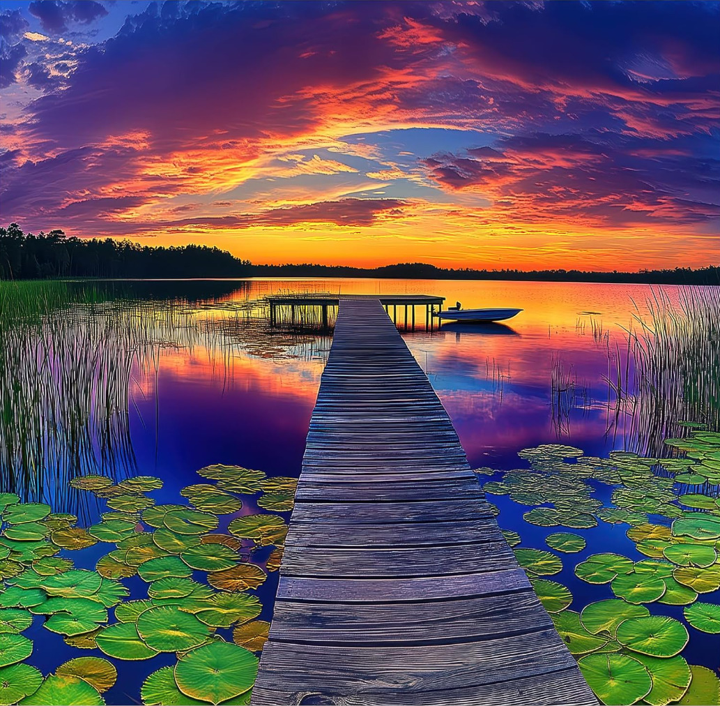 Sunset Lake Dock