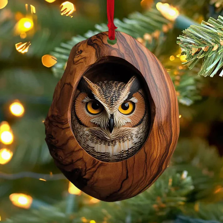 Owl Christmas Ornament