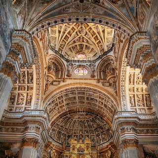 Ornate Baroque Church Interior