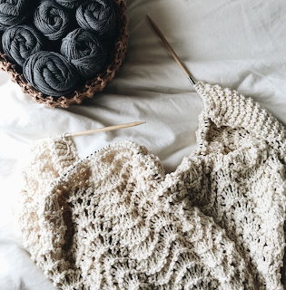 Knitting Project and Yarn