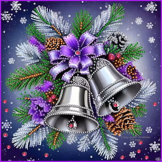 Christmas Bells and Flowers
