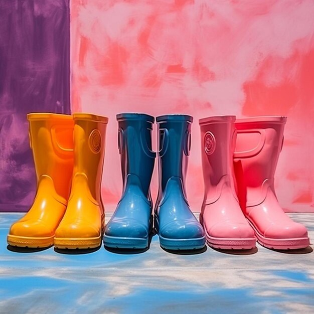Colorful Rain Boots