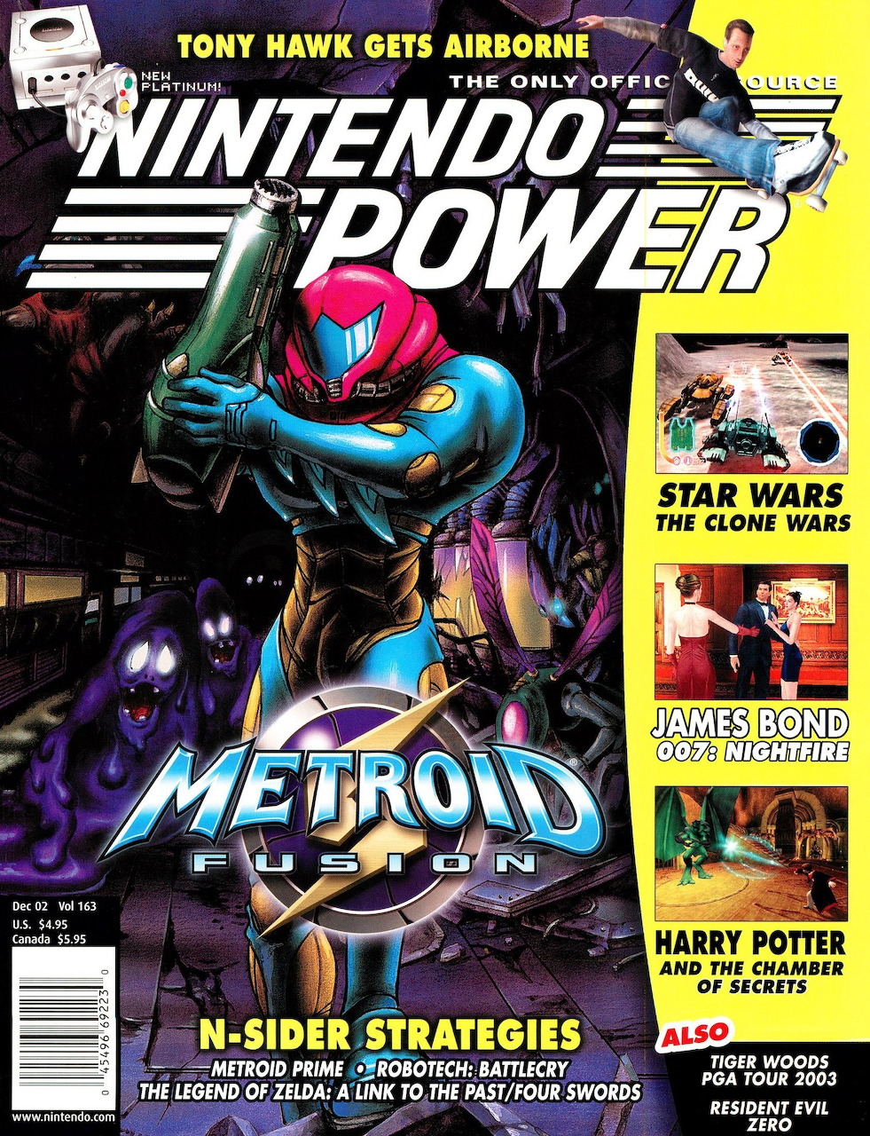 Nintendo Power Metroid Fusion Cover