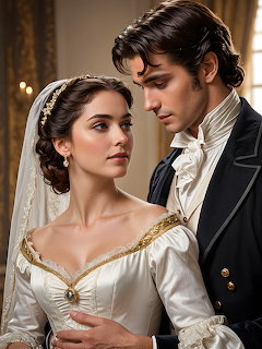 Regency Era Couple Portrait