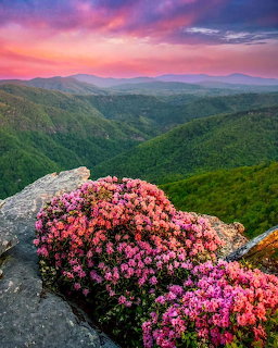 Blue Ridge Mountains Sunset