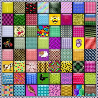 Colorful Patchwork Grid