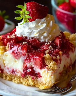Strawberry Dump Cake