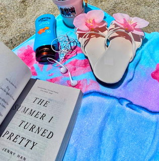 Beach Towel Summer Flatlay