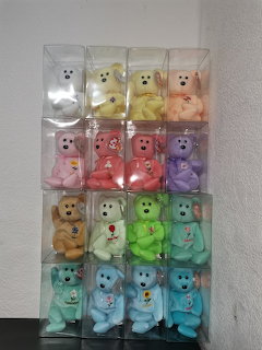 Pastel Teddy Bear Display