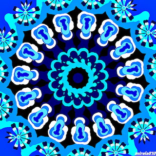 Blue Mandala Pattern