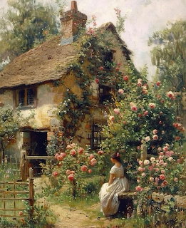 Cottage Garden Painting