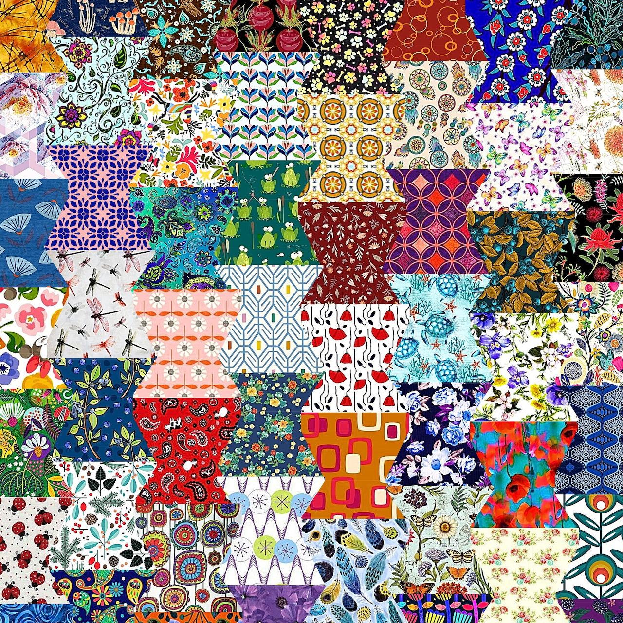 Colorful Patchwork Quilt Patterns