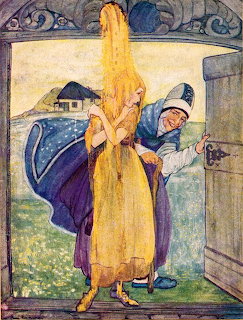 Frau Holle Fairy Tale Illustration