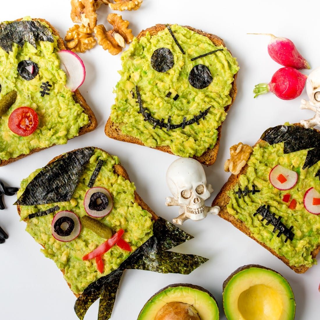 Halloween Avocado Toast