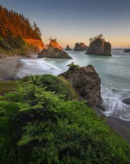Oregon Coast Sea Stacks Sunset