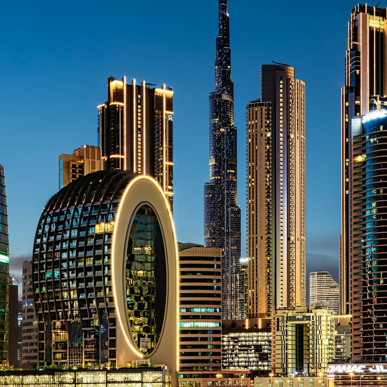 Dubai Business Bay Skyline