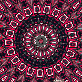 Red Black Mandala