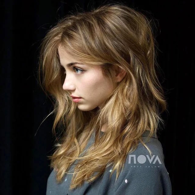 Woman with Blonde Hair Portrait